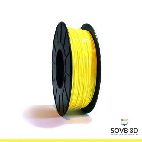 fil-pla-jaune-175mm-1kg PLA SOVB 3D Jaune Ø1.75 mm (1 kg) – Image 1