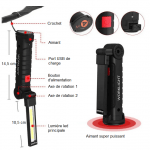 Lampe de travail à leds rechargeable – Image 2